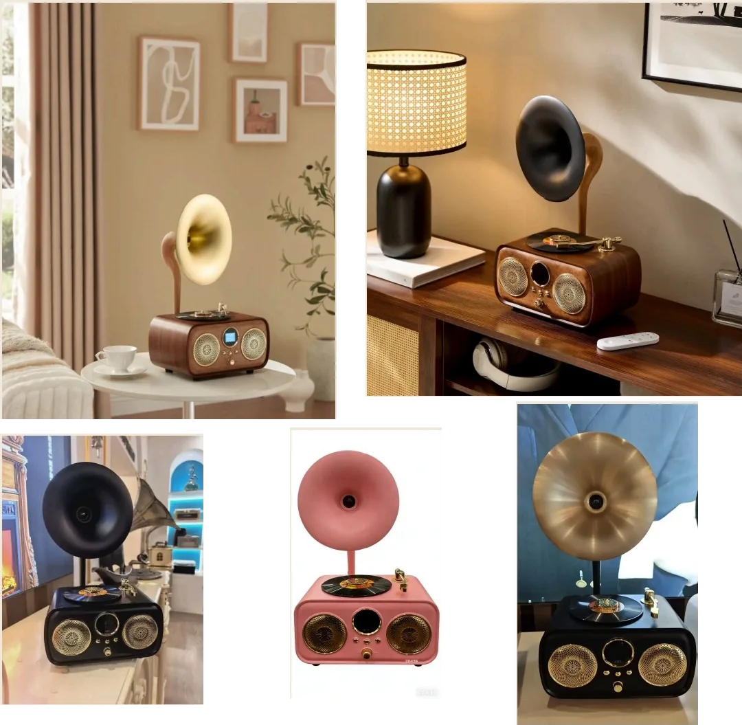 oldvox C-X1 solid wood portable Bluetooth speaker